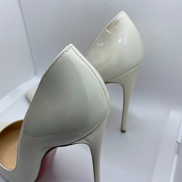 Christian Louboutin White So Kate 120 shoes 37.5 - Picture 3 of 10